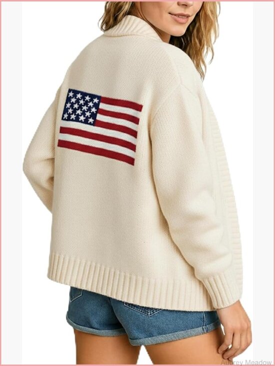 Sweaters - Long Sleeve Lightweight Knit Cardigan Sweater